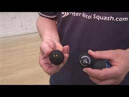 The referee must ensure both players warm up the ball fairly. How To Select A Squash Ball Youtube