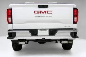 2019 2022 Silverado Sierra 1500 Rear Bumper Led Kit Incl 2 6 Inch Led Straight Double Row Light Bars Part Z382182 Kit