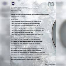 Not only he is great god, awesome and holy, but he is good, reviving those who come to him in humility and repentance. listen to 2021 prayer and fasting in full in the spotify app. Rccg November 2020 30 Days Fasting Prayer Points Guide Pdf