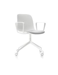 02 Stylex Verve White Three Quarter Thumbnail Ergonomic Seating Upholstered Seating Seat Pads
