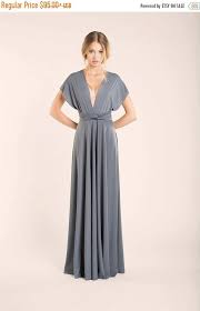 Silver Grey Infinity Dress Neutral Grey Dress Long Grey Etsy Grey Long Dress Grey Maxi Dress Silver Grey Bridesmaid Dresses