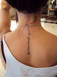 Hats Of To The Bull Writing Tattoos Arabic Writing Tattoo Neck Tattoo