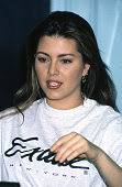 Alicia Machado, Miss Universe 1996, exercises with fitness expert... News  Photo