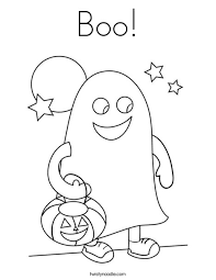 Your child will love coloring his favorite zoo animals. Boo Coloring Page Twisty Noodle