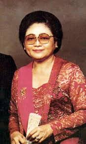 I don't know she is muslim or non muslim. Siti Hartinah Wikipedia