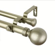 Rod Desyne Globe Double Curtain Rod And Hardware Set Doppelstabgitter Doppelte Vorhange Gardinenstange