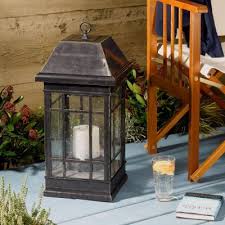 Smart Solar San Rafael Estate Mission Solar Candle Lantern 3900kr1 The Home Depot In 2020 Outdoor Candle Lanterns Solar Lanterns Solar Candles