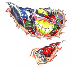 Clowns have been spotted following people across dark car parks,. Evil Clowns Faketattoo Nl