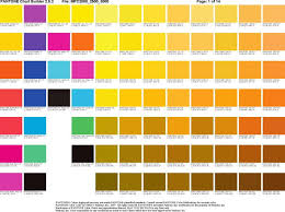 Cmyk Pantone Color Guide Coloring Pages