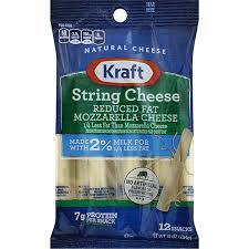 reduced fat string cheese mozzarella