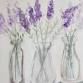 Lavender in Vintage Bottles: Watercolor Class