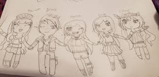 Print cute coloring pages for free and color our cute coloring! Funneh And The Krew Gimmie Your Art 2 0