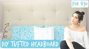 Looking for a headboard to buy? Diy Tufted Headboard For Your Bed Under 35 Youtube