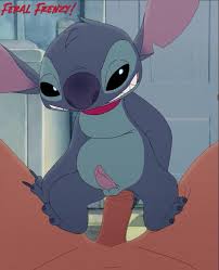 (feralfrenzyanim)Stitch gives into his pre-programmed breeding impulses
