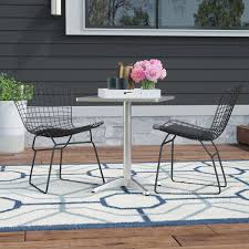 Hively Patio Dining Chair With Cushion In 2020 Patio Dining Chairs Dining Chair Set Dining Chairs