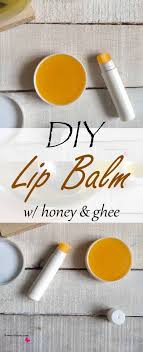 How To Make Lip Balm With Honey Clarified Butter Essential Ayur The Ved Of Life Diy Lip Balm Lip Balm Recipes Homemade Lip Balm