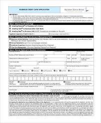 Applying for a business credit card is pretty much the same as applying for a personal card, except you also have to provide information about your business. Free 9 Business Credit Application Form Samples In Pdf Ms Word