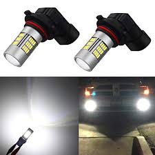 9145 9140 H10 9045 9040 Led Fog Light Bulbs Or Drl Leppein S Series 12xcree Chips 6500k 6000lm Cool White Conversion Kit Halogen Replacement 1 Pair