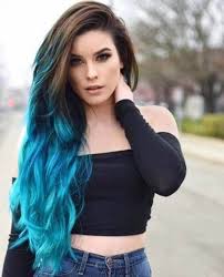 It most certainly appears that dip dyed hair has taken the world by storm. 50 Fun Blue Hair Ideas To Become More Adventurous In 2020