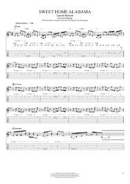 Sweet Home Alabama By Lynyrd Skynyrd Full Score Guitar Pro Tab Mysongbook Com