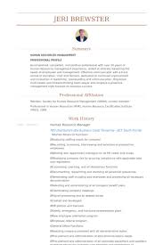 Human Resource Manager Resume samples - VisualCV resume samples database