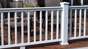 Two baluster styles are available: Pvc Railing Manufacturers Certainteed