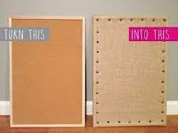 Sohl Design Diy Burlap Message Board Poshhome Info Diy Cork Board Diy Bulletin Board Diy Burlap