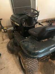 Mower deck needs repair, front tires need replaced, seat has flaw. Craftsman Riding Mower 42 Deck 16 5hp Lt1000 Craftsmen Lawn Mower Ebay