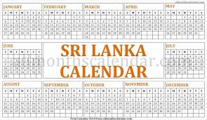 2019 Calendar Sri Lanka 2019 Calendar Calendar Calendar Printables