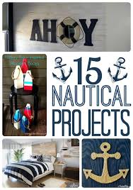 15 Nautical Decor Projects A Prudent Life Nautical Diy Diy Nautical Projects Nautical Decor