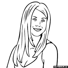 Famous Actress Coloring Pages