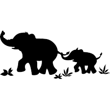 Pin By Vanja Azinovic On Zivotinje Elephant Silhouette Animal Silhouette Animal Stencil