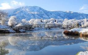 Winter Landschap Wallpaper Bureaublad Achtergronden Winters Tafereel Landschap Landschappen