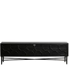 Antik holzbank bank dekoration deko retro vintage selten sammler 40x46cm. Tv Lowboard Aus Kiefernholz Mit Geometrischem Muster Antik Optik Schwarz