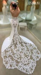 Look At All That Lace Definitely In Love With Lainey S Train Enzoani Bluebyenzoani Weddingdress We Dream Wedding Dresses Ball Gowns Wedding Bridal Dresses