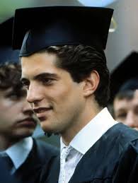 John F. Kennedy Jr. was photographed at his Brown University graduation in  1983. Historian Steve Gillon revealed that John likely would not have been  accepted based