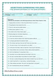 Present And Past Participles How To Express Feelings Adjectives Learn English