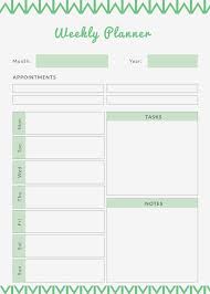 Download and print off some of our handy, free weekly planner pages to display in your a4+, a3+ or a2+ brandow mats (no. Printable Weekly Planner 11 Free Pdf Documents Download Free Premium Templates