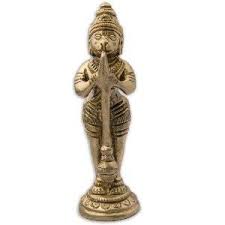 Divinite Hindoue Sculpture En Laiton Du Dieu Hanuman Amazon Fr Cuisine Maison Worship Art Hanuman Sculpture