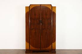 Check spelling or type a new query. Art Deco Vintage English Wardrobe Closet Armoire Bakelite Handles 38206 Harp Gallery Antiques Furniture