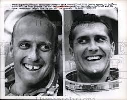 1966 Press Photo Gemini 11 Astronauts Pete Conrad, Dick Gordon, Cape K