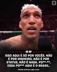 ELE AMA LUTAR NO BRASIL 🇧🇷❤ #ESPNKnockOut #ufc #ufcrio #charlesdobronxs