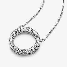 Circle Of Sparkle Necklace Sparkle Necklace Pandora Jewelry Jewelry