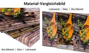 Hygge haus, küche selber bauen, wohnung küche, küchen inspiration, kleine küche, haus innenarchitektur, haus interieurs, einrichten und. Wandbild 4er Set Je 30x30cm Leinwand Wandbild Kuche Krauter Gewurze Levandeo