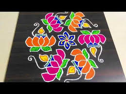 Easy Rangoli Kolam Designs Diwali Rangoli Diwali Kolam Lotus Deepam Rangoli Dot Rangoli Youtube In 2020 Simple Rangoli Rangoli Kolam Designs Kolam Designs