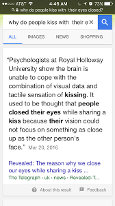 Explanation Of Why People Close Their Eyes When They Kiss Why Do People People Kissing Sensation