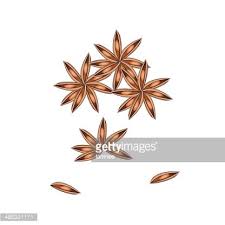 Download dried star anise images and photos. Stack Of Dried Star Anise On White Background Clipart Image