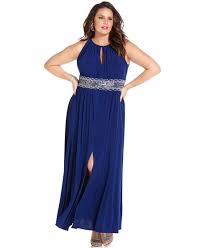 R M Richards Plus Size Sleeveless Beaded Gown Dresses Plus Sizes Macy S Vestidos Vestidos Largos Moda Feminina