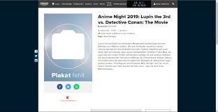 Looking for information on the anime lupin iii vs. Lupin The 3rd Vs Detective Conan The Movie In Den Deutschen Kinos Archiv Deutscher Anime Conanforum Org Detektiv Conan Forum