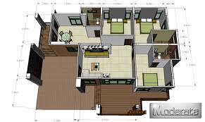 An open kitchen, a even if it has limited space, this house plan has a sophisticated floor plan. Medium Sized Modern Single Storey House House And Decors